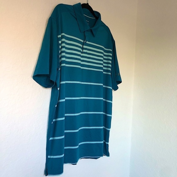 Under Armour CoolSwitch‎ Brassie Stripe Polo 2XL - Picture 3 of 10